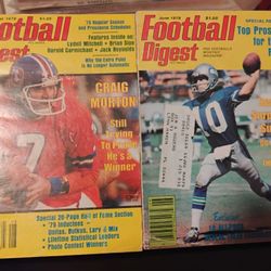 Football Digest Vintage Magazines 