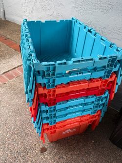 Moving box tote storage