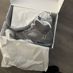 Retro 5 Wolf grey