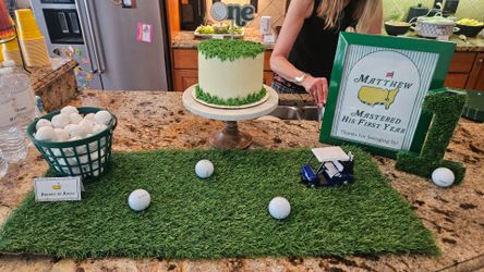 Golf Themed First Birthday Decor
