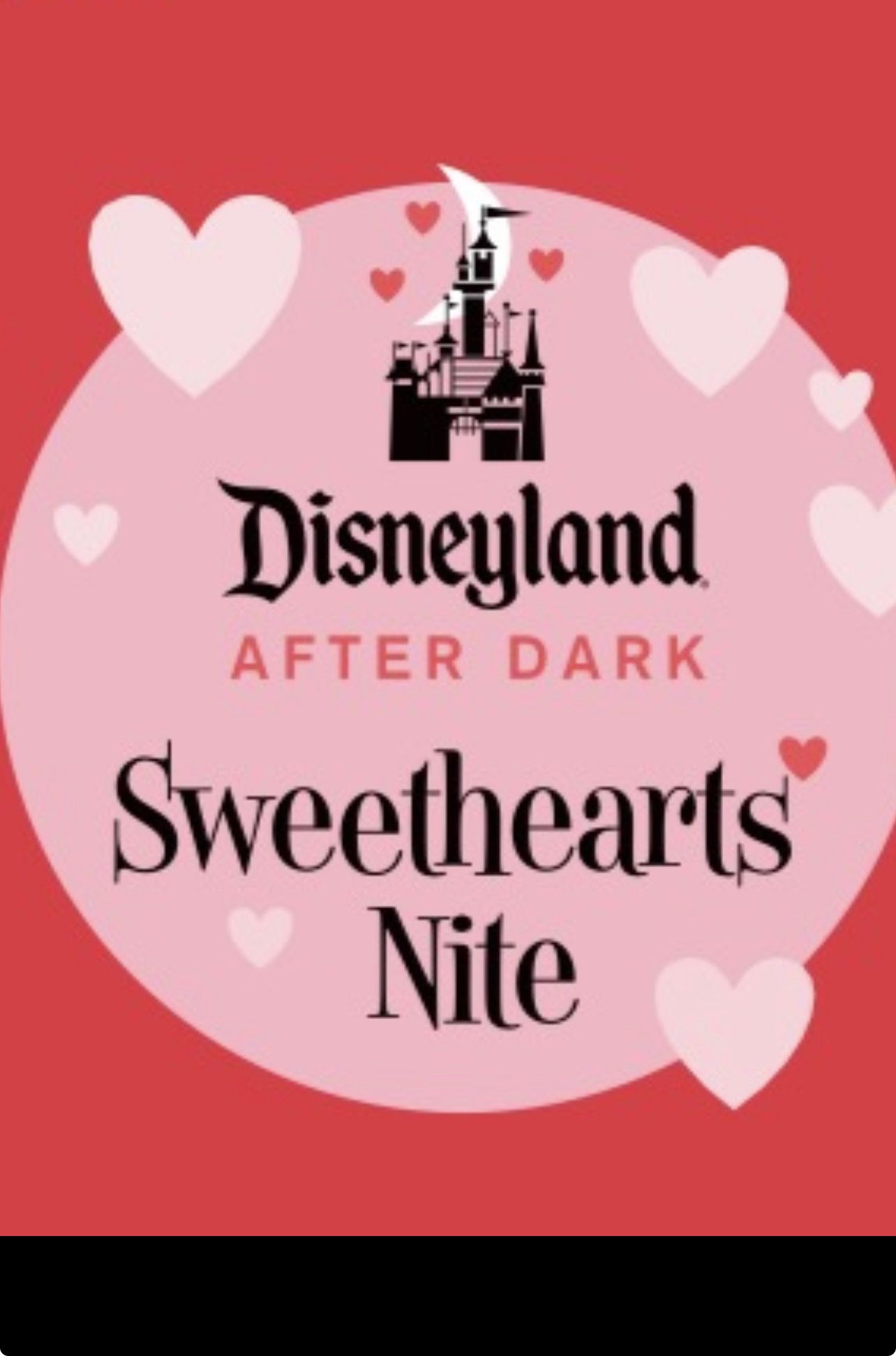 2 Tickets To Disneyland Sweetheart Nite January 27th