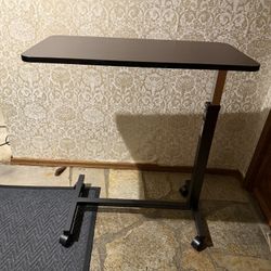 Drive Over bed Table With Wheels 