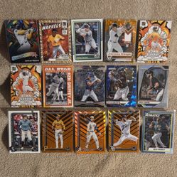 $3 EACH BASEBALL CARDS TOPPS PANINI DONRUSS PRIZM CHROME PATCH RELIC MEMORABILIA INSERT PARALLEL