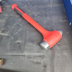 Snap-on 56oz Ball Peen Soft Grip Dead Blow Hammer (Red)