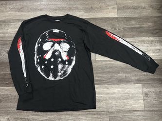 Men’s Jason Vorhees Friday The 13th Long Sleeve Shirt Large