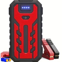 Brand new in box Heavy-Duty Car Emergency Starter, Multi-Functional with LED Flashlight