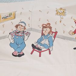 Raggedy Ann & Andy Twin Sheet