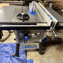 10 Delta Table Saw With Built In stand