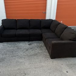 Large Black Sectional Sofa 