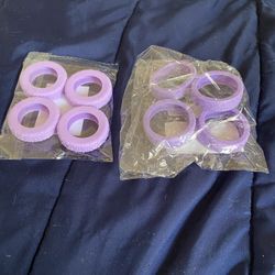 Luggage wheel covers. (L)
