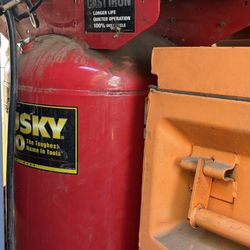 Husky Pro cast iron air compressor