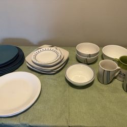 Plates, Bowls, And Coffee Cups