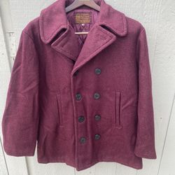 Vintage Sears Wool Coat Size 44