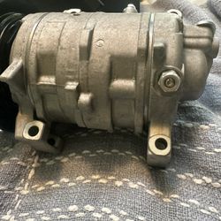 Open Box AC Compressor with Clutch with Clutch Compatible with Honda Accord 2.4L 2008-2012, Crosstour 2.4L 2012-2015 w/One Plug