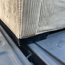 2 Seater sofa, Couch. Corduroy. Bridge