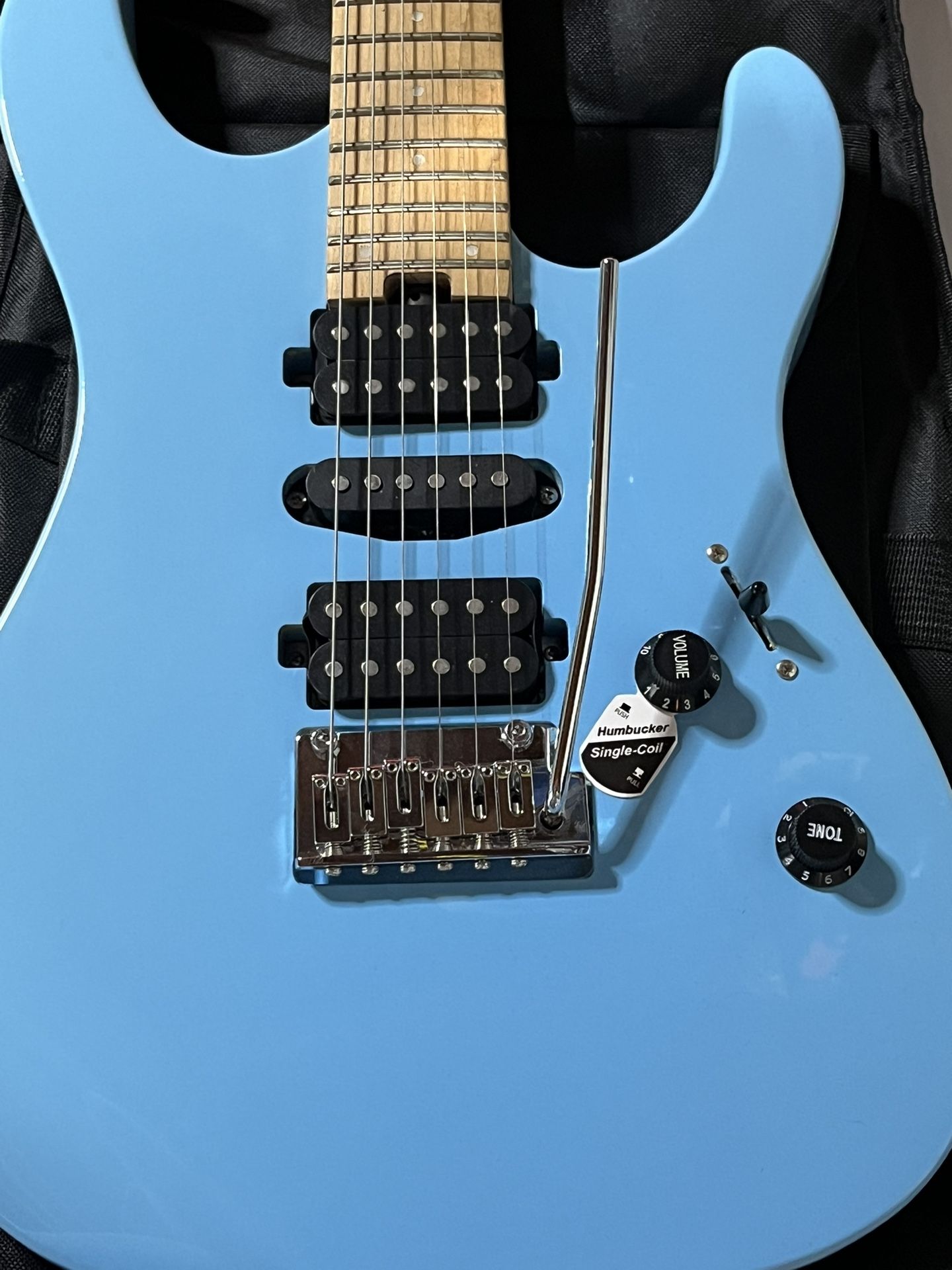Star Shine Super Strat Electric Guitar Floating Bridge