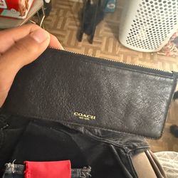 Coach leather wallet