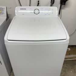 Samsung High Efficiency Agitator 4.0-cu ft Top-Load Washer ( White ) Washing Machine