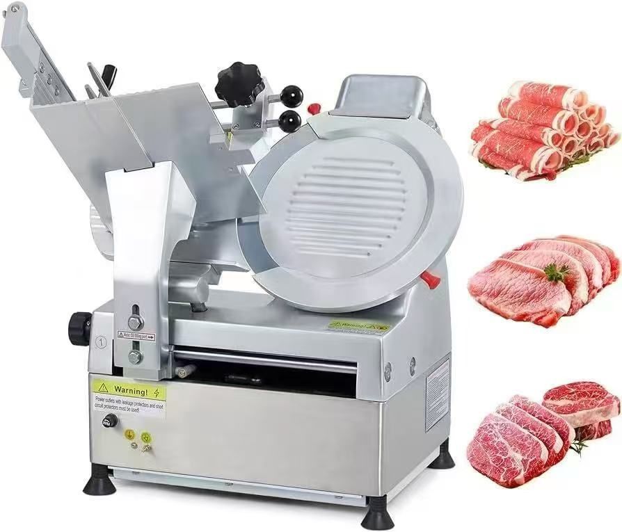 🔥ON SALE🔥 Automatic Meat Slicer, 550W Deli Slicer with 12" Carbon Steel Blade