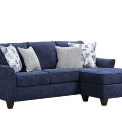 Lane 4330 Navy Reversible Sectional

