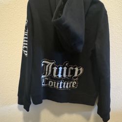 Juicy Couture Little Girl Black Sweater Size 8/10