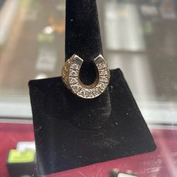 Horseshoe Nugget Ring