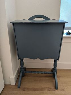 Vintage wooden storage table