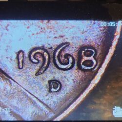 1968-D Lincoln Memorial Penny