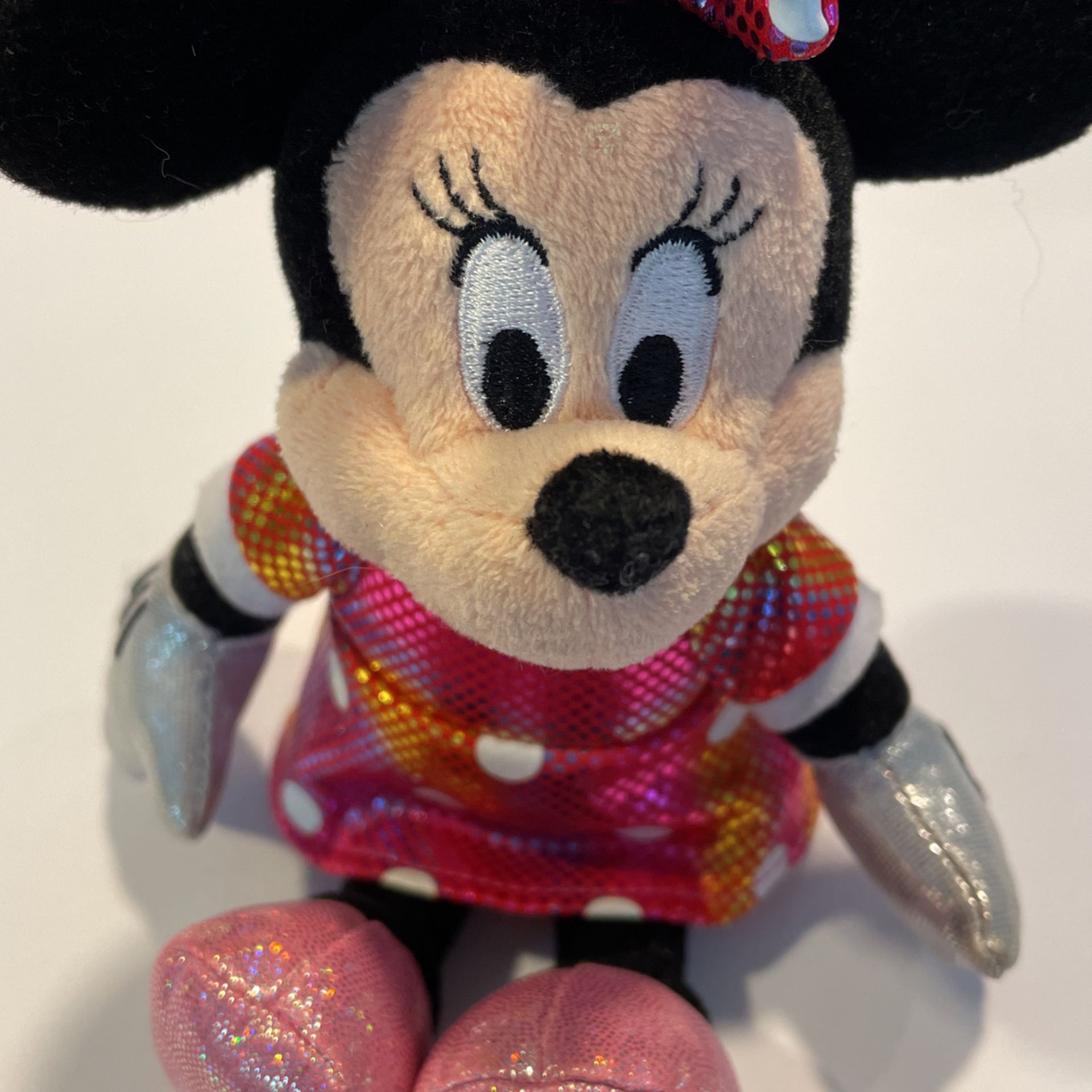 TY Beanie Baby 8" Disney Sparkle Minnie Mouse Ballerina Plush Toy*