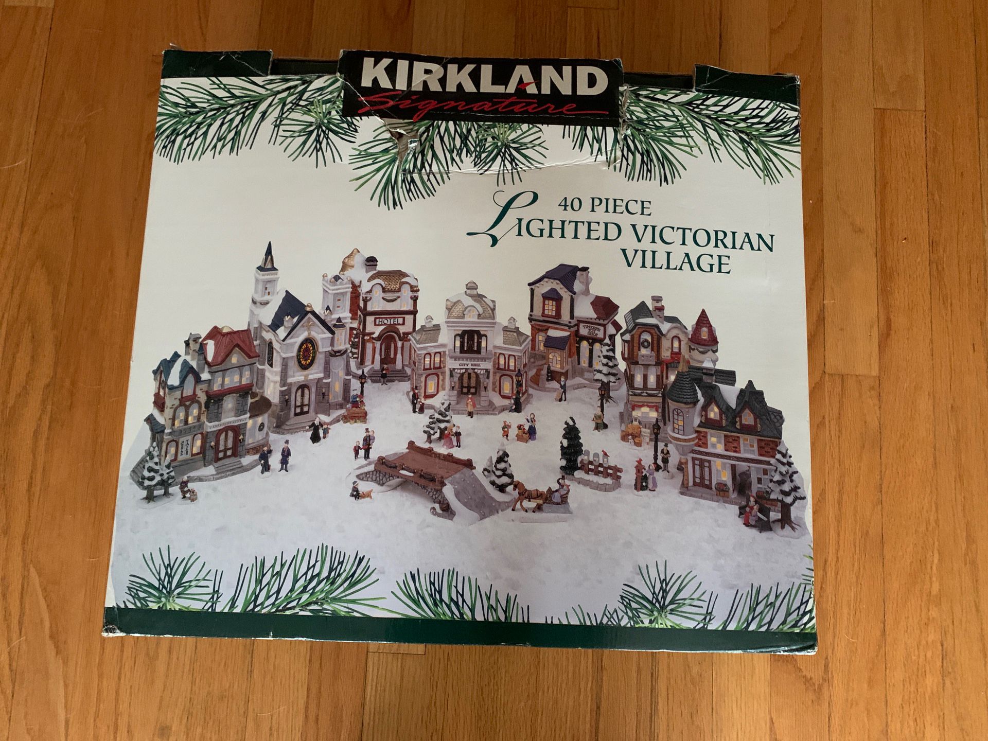 Kirkland Christmas Enchanted Victorian Village 40 Piece