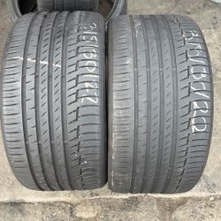 315/30/22 Y XL Continental Premium Contact 6... Two Rear Tires Available 