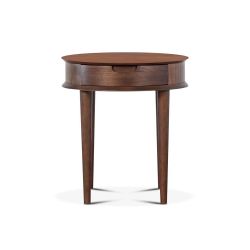 Walnut End Table Scandinavian Design Juneau