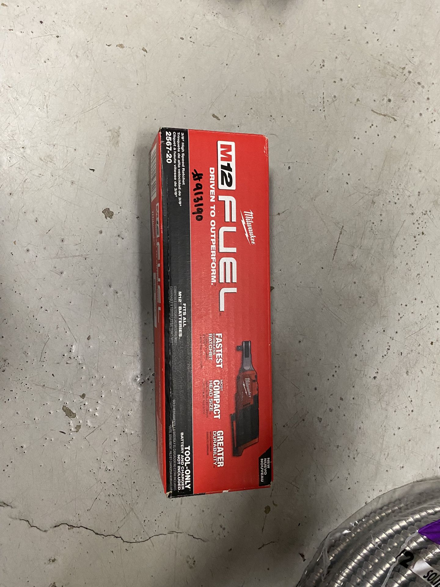 Milwaukee M12 FUEL 12-Volt Lithium-Ion Brushless Cordless High Speed 3/8 in. Ratchet (Tool-Only)