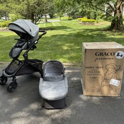 Graco Premier Modes Nest Stroller And Carry Cot