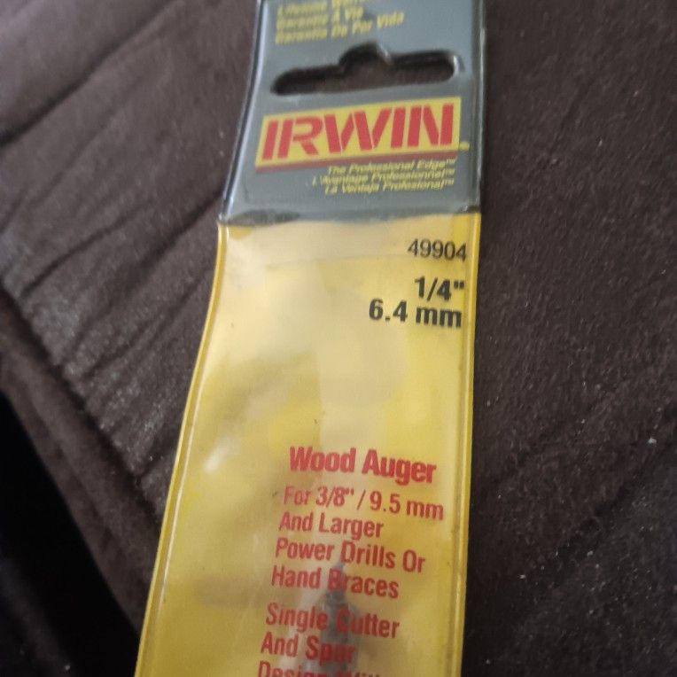 Irwin 14"×7.5" Wood Auger Bit