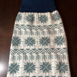 Blue & Green Dog sweater 