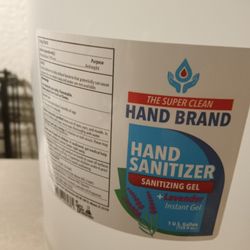 The Super Clean Hand Brand Sanitizer/GAL