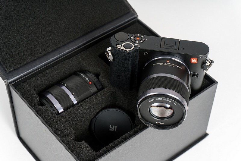 YI M1 Mirrorless Camera w/ 12-40mm lens (Barely Used)