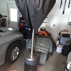 Style Selections Stainless Steel Floorstanding Liquid Propane Patio Heater Needs Starter