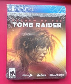 Shadow of the Tomb Raider: Croft Steelbook Edition (PS4) - Brand New / Sealed