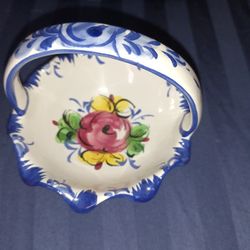 Hand Painted Basket
