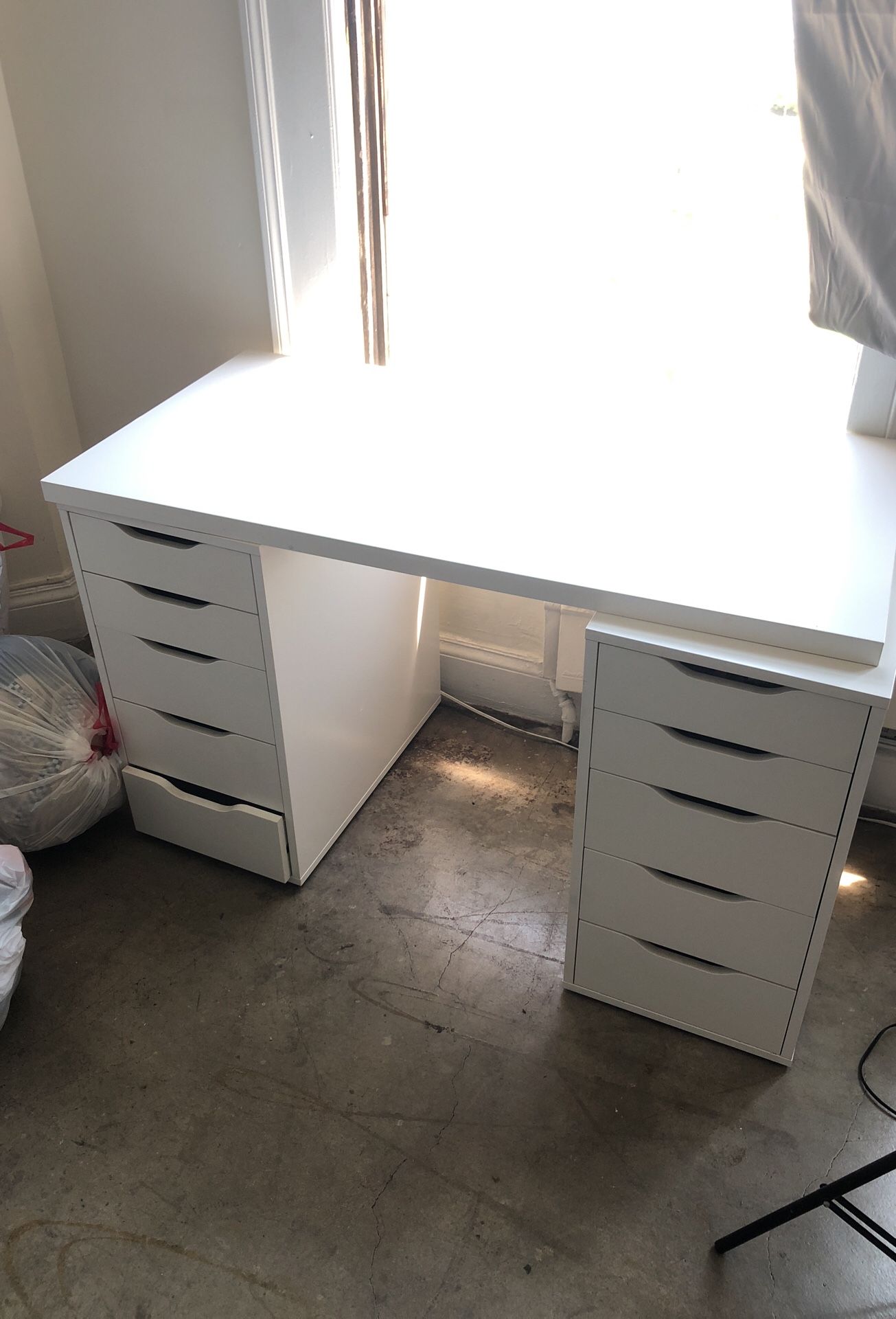 IKEA Alex Drawers with Table Top