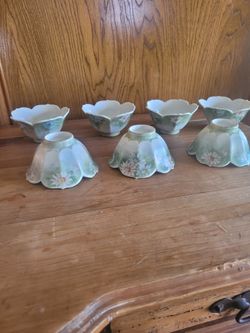 Vintage Hand Painted Porcelain Bowls 7