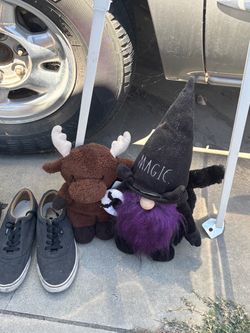 Shoes, Clothes, Custom made shirts, Plushies, Vacuum