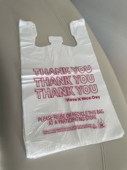 50 Thank You Plastic Bags
