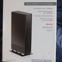 NETGEAR AC1200 Nighthawk WiFi 6 Cable Modem Router, C6230 $$$75$$$