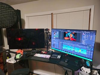 Two 42" OLED 4K 144Hz monitors