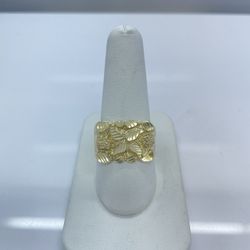 Gold Ring Nugget Style 10K 