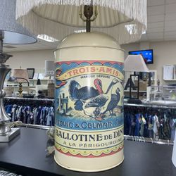 Rare Vintage Tin Lamp! 