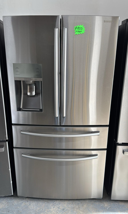 Samsung 4‑Door French Door Fridge – Stainless, Ice & Water